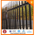 Powder coated metal piquet palisade fence para la venta